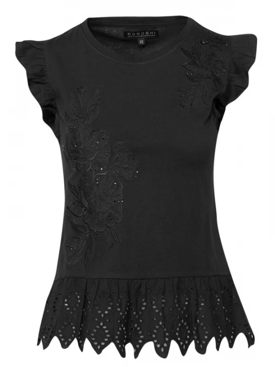Foto van product KOROSHI Blouse zwart