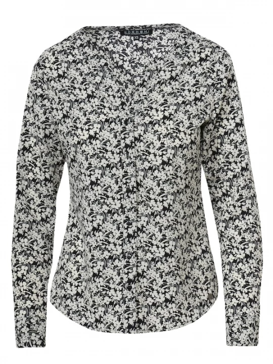 Foto van product KOROSHI Blouse zwart / wit