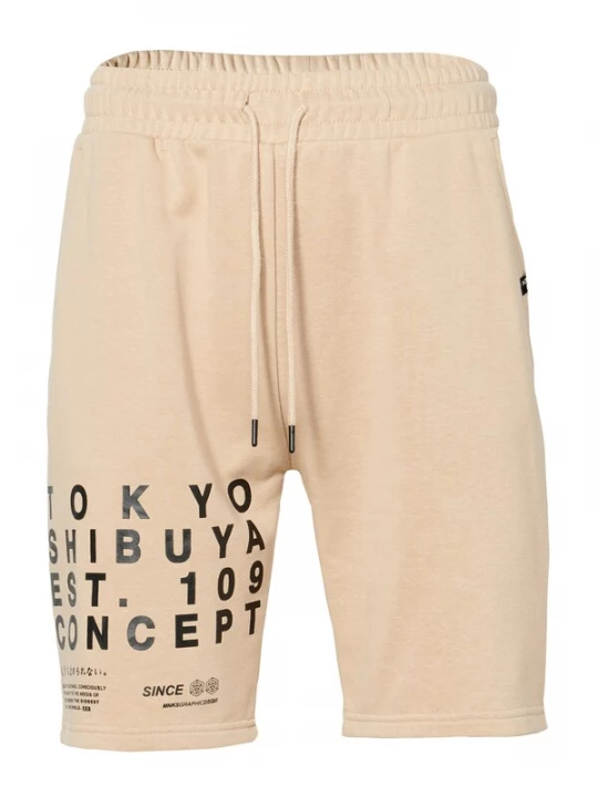 Foto van product KOROSHI Broek beige / zwart
