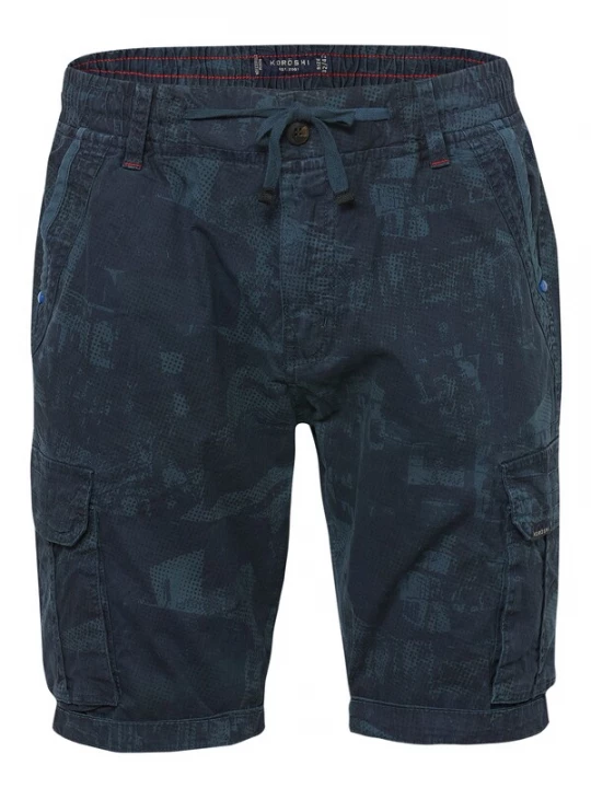Foto van product KOROSHI Broek cyaan blauw / donkerblauw