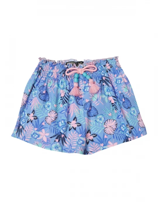 Foto van product KOROSHI Broek marine / royal blue / koningsblauw / rosa
