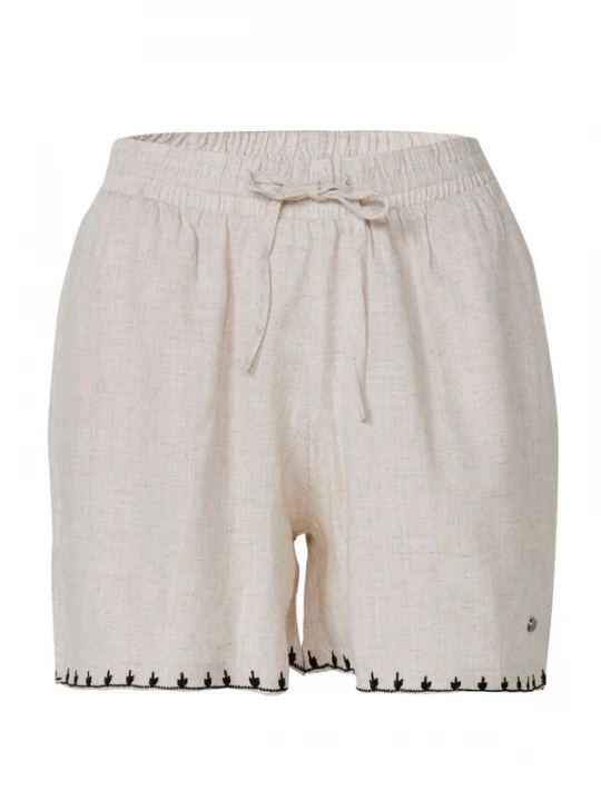 Foto van product KOROSHI Broek zwart / offwhite