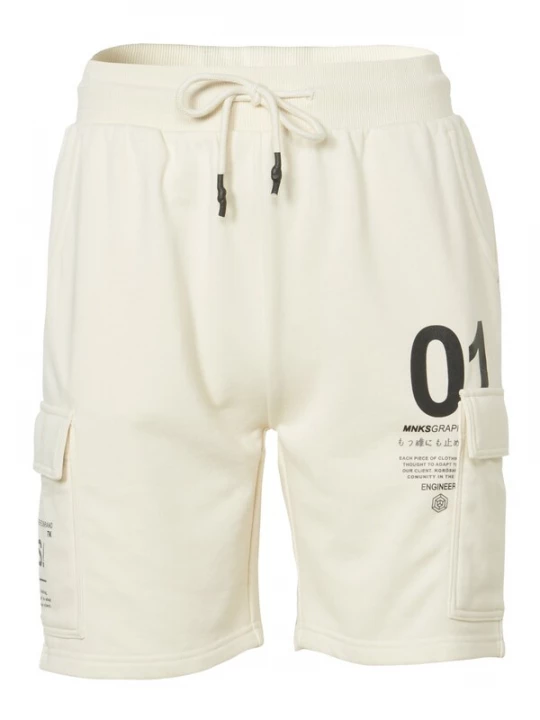 Foto van product KOROSHI Broek zwart / wolwit