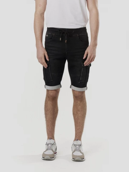 Foto van product KOROSHI Cargojeans black denim