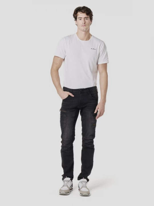 Foto van product KOROSHI Cargojeans black denim