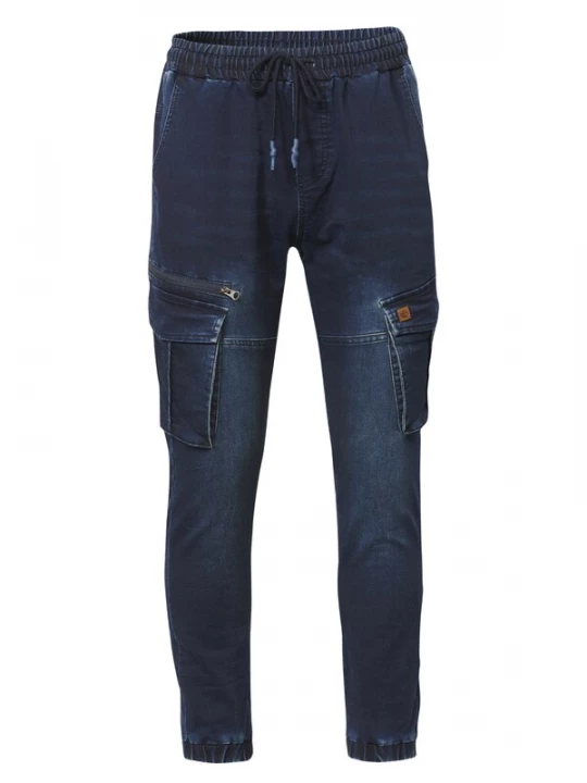 Foto van product KOROSHI Cargojeans donkerblauw