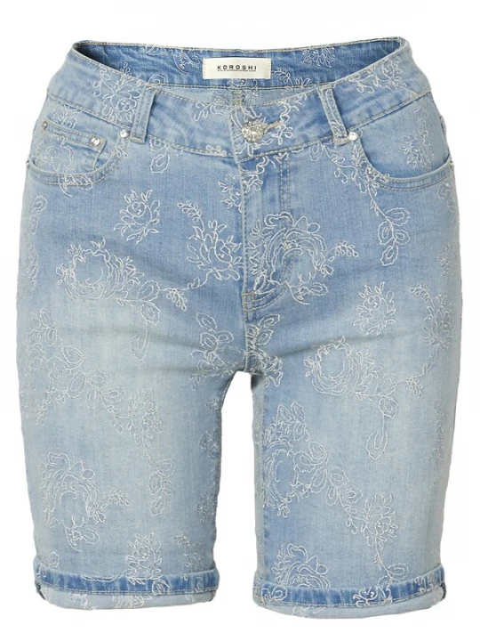 Foto van product KOROSHI Jeans beige / lichtblauw