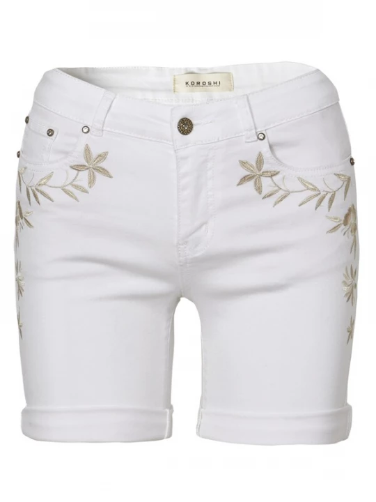 Foto van product KOROSHI Jeans beige / wit