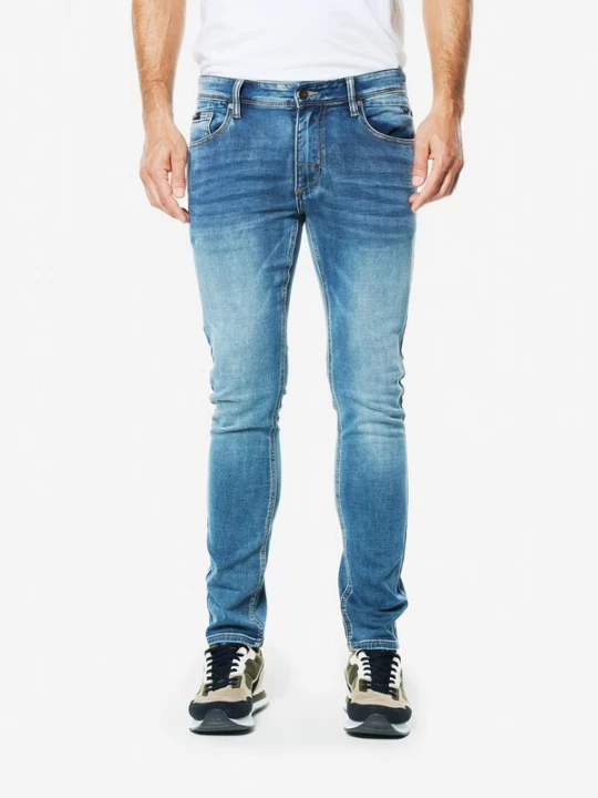 Foto van product KOROSHI Jeans blauw denim