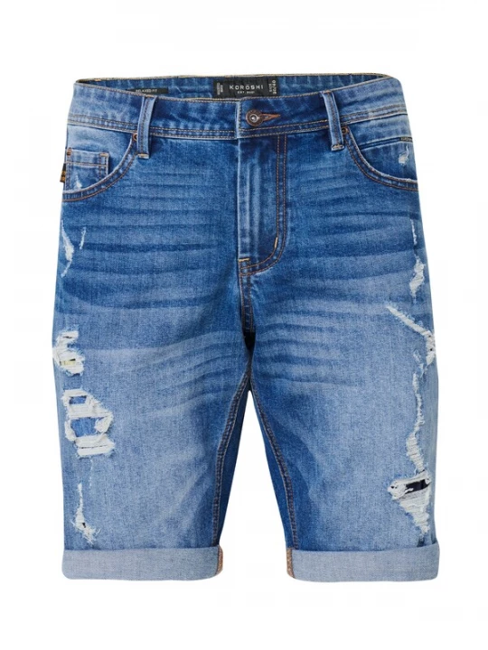 Foto van product KOROSHI Jeans blauw denim
