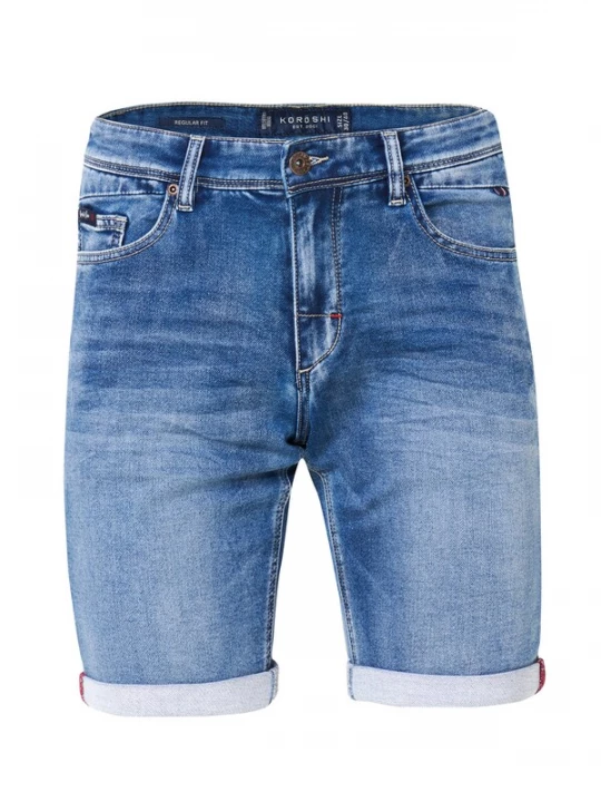 Foto van product KOROSHI Jeans blauw denim