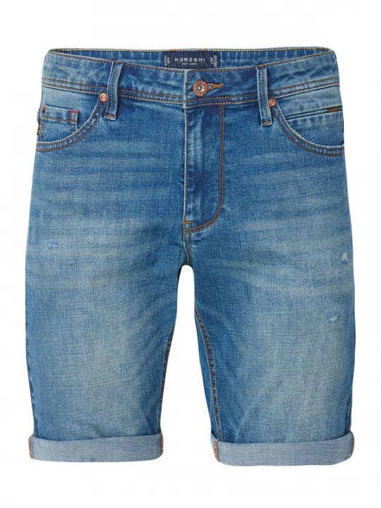 Foto van product KOROSHI Jeans blauw denim