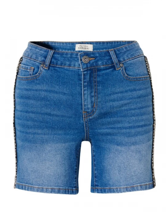 Foto van product KOROSHI Jeans blauw denim / grijs / zwart