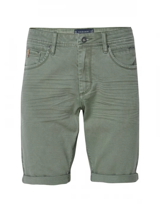 Foto van product KOROSHI Jeans karamel / olijfgroen