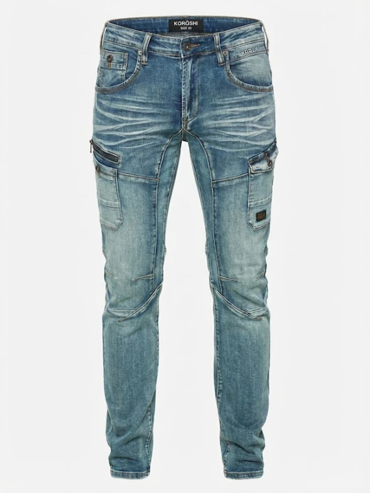 Foto van product KOROSHI Jeans lichtblauw