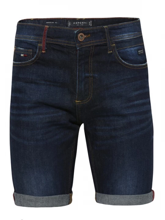 Foto van product KOROSHI Jeans navy / donkerblauw / rood / wit