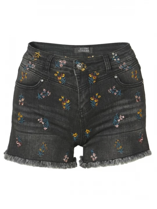 Foto van product KOROSHI Jeans roestbruin / honing / smaragd / rosé / zwart