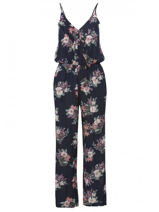 Foto van product KOROSHI Jumpsuit nude / lichtbeige / navy / kaki / jade groen