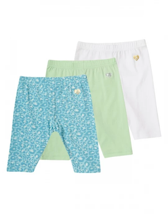 Foto van product KOROSHI Leggings blauw / groen / wit
