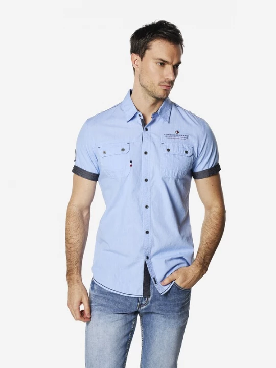 Foto van product KOROSHI Overhemd blauw / marine