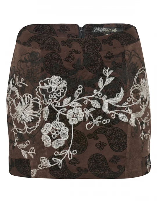 Foto van product KOROSHI Rok bruin / wit