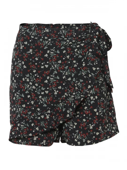 Foto van product KOROSHI Rok mintgroen / kersrood / zwart / wit