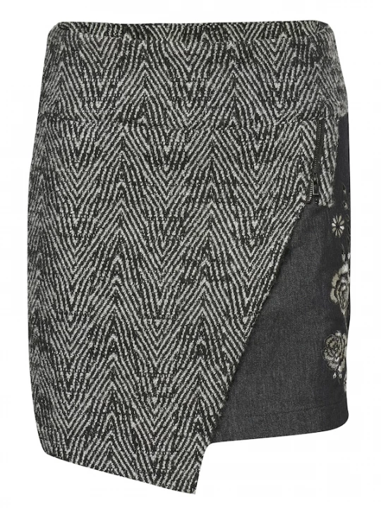 Foto van product KOROSHI Rok zwart / wit