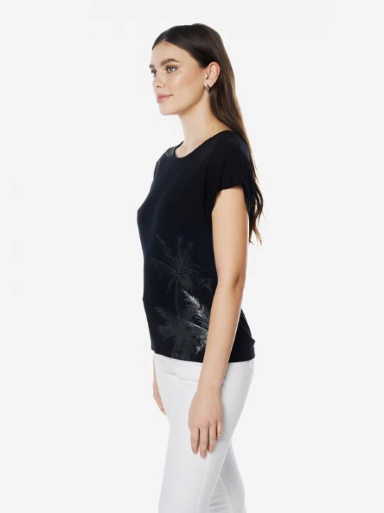 Foto van product KOROSHI Shirt antraciet / zwart