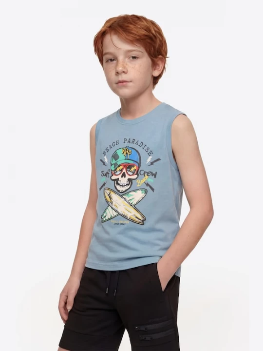 Foto van product KOROSHI Shirt beige / opaal / jade groen / zwart