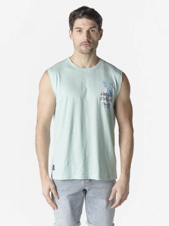 Foto van product KOROSHI Shirt blauw / groen / rood / zwart