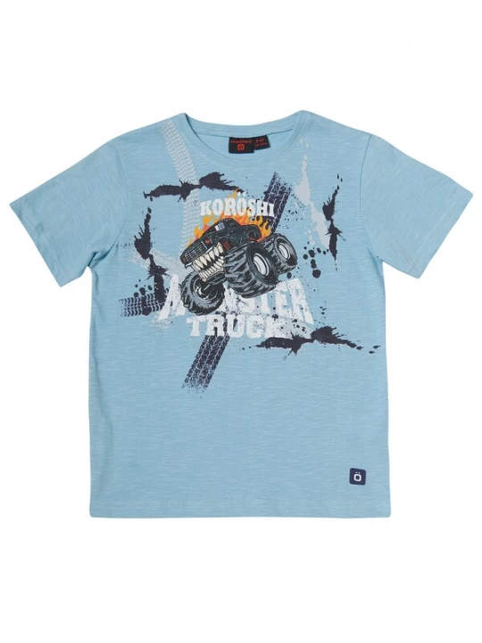 Foto van product KOROSHI Shirt blauw / navy / wit