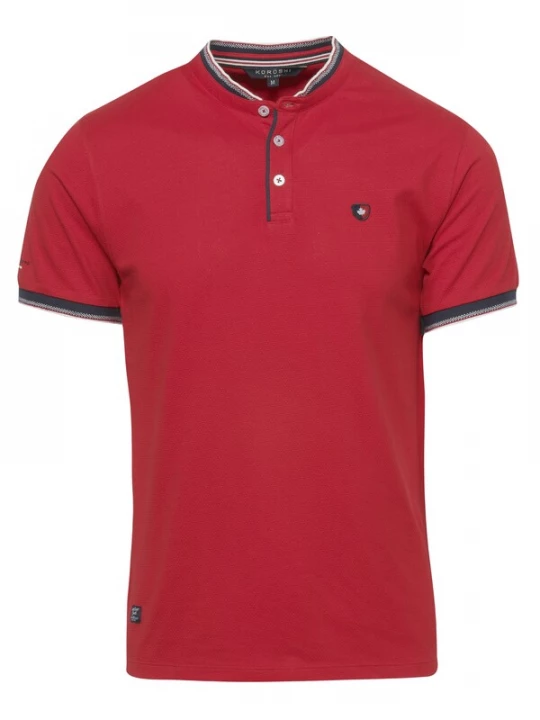 Foto van product KOROSHI Shirt blauw / rood / wit