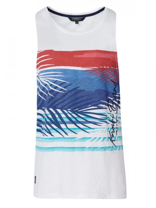 Foto van product KOROSHI Shirt blauw / turquoise / donkerrood / wit