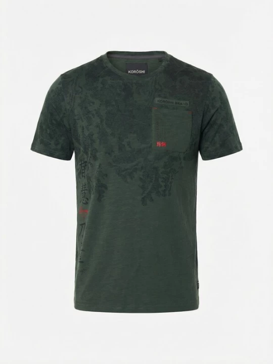 Foto van product KOROSHI Shirt donkergroen
