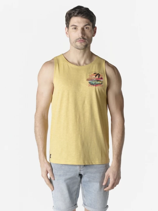 Foto van product KOROSHI Shirt geel / groen / rood / zwart