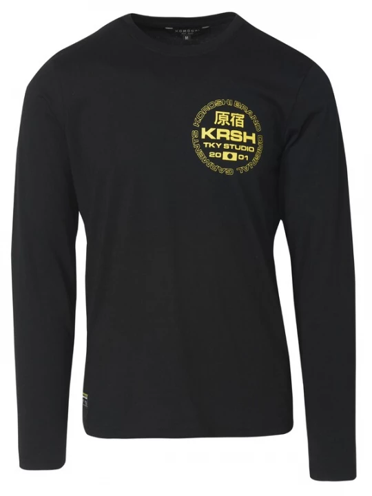 Foto van product KOROSHI Shirt geel / zwart