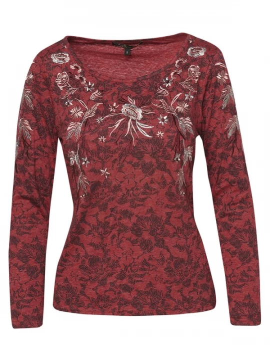 Foto van product KOROSHI Shirt gemengde kleuren / rood