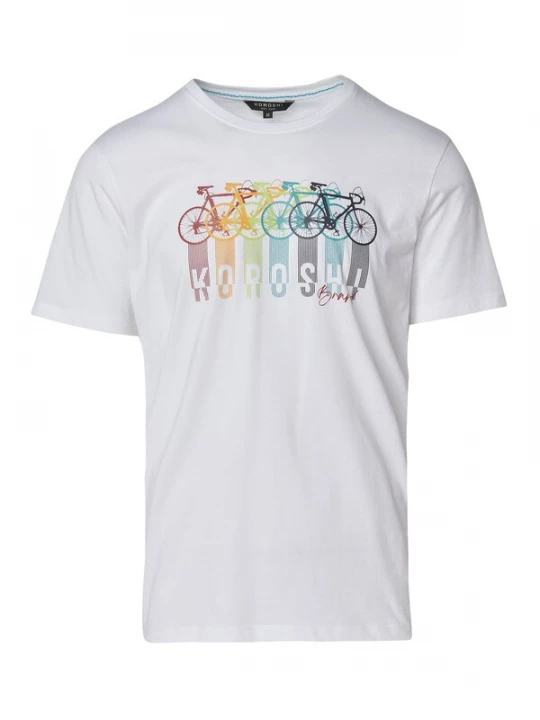 Foto van product KOROSHI Shirt gemengde kleuren / wit