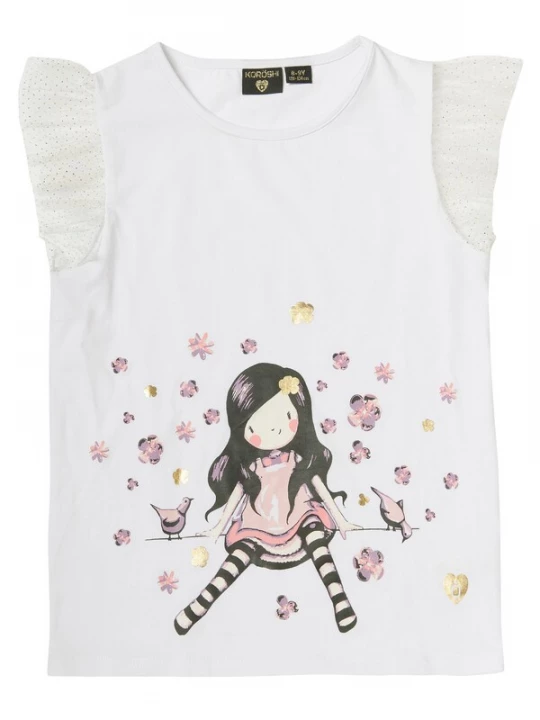Foto van product KOROSHI Shirt gemengde kleuren / wit