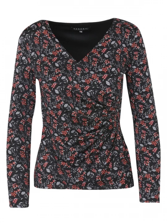 Foto van product KOROSHI Shirt gemengde kleuren / zwart