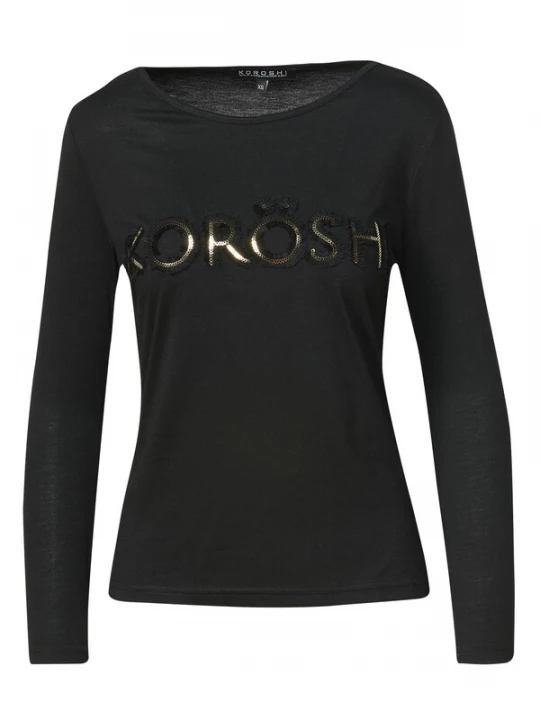 Foto van product KOROSHI Shirt goud / zwart