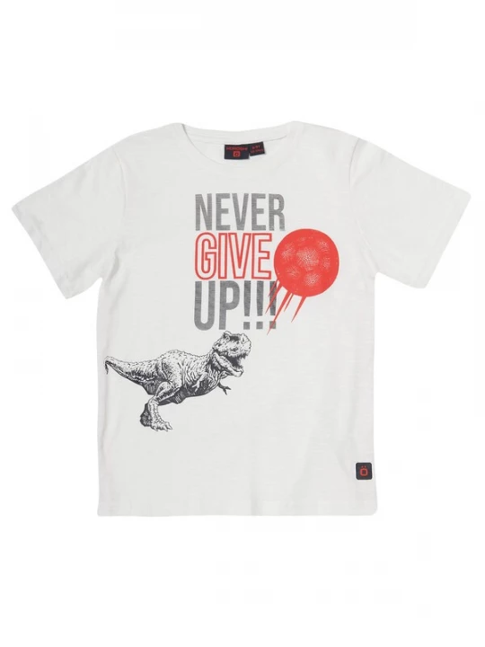 Foto van product KOROSHI Shirt grijs / rood / wit
