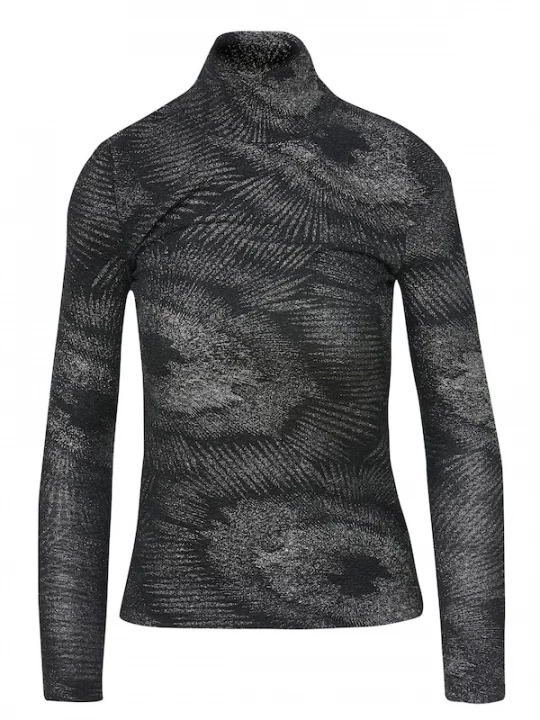 Foto van product KOROSHI Shirt grijs / zwart
