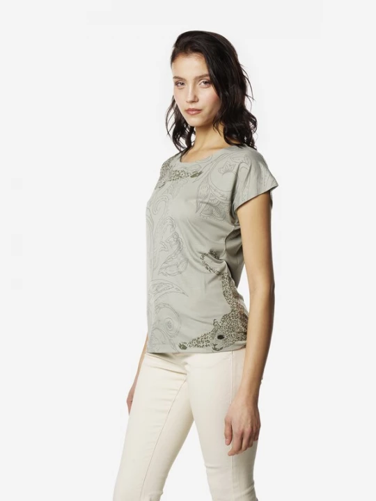 Foto van product KOROSHI Shirt groen / kaki