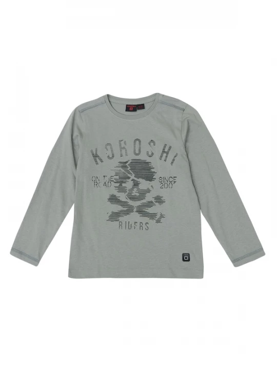 Foto van product KOROSHI Shirt kaki / donkergroen
