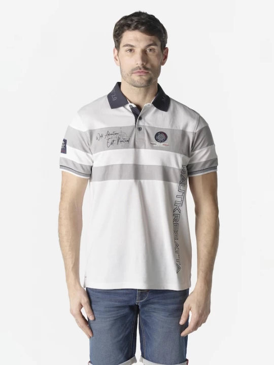 Foto van product KOROSHI Shirt lichtgrijs / offwhite