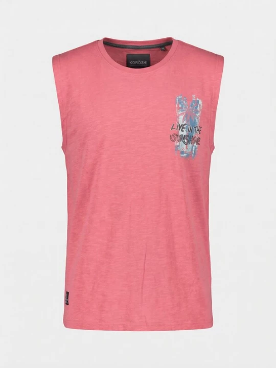 Foto van product KOROSHI Shirt marine / lichtblauw / lichtroze / wit