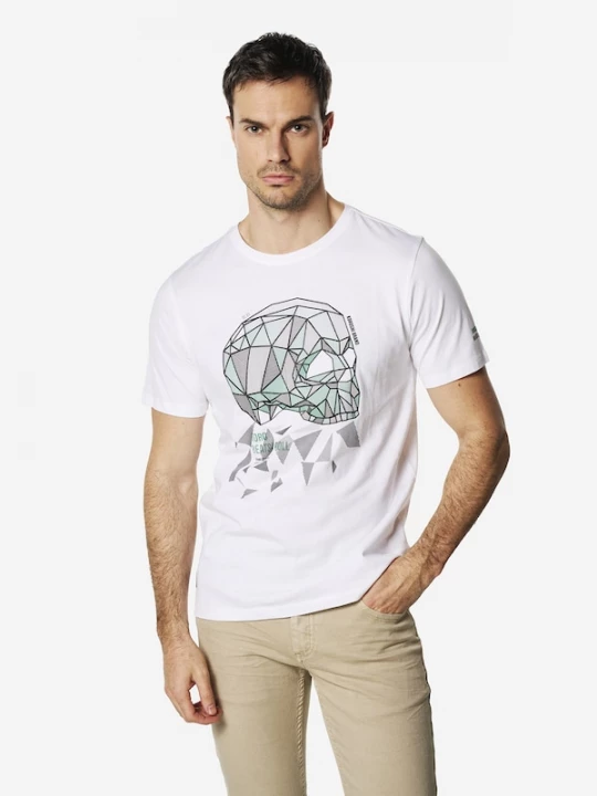 Foto van product KOROSHI Shirt mintgroen / zwart / wit