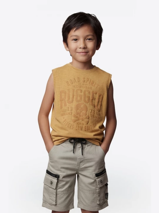 Foto van product KOROSHI Shirt mosterd / honing