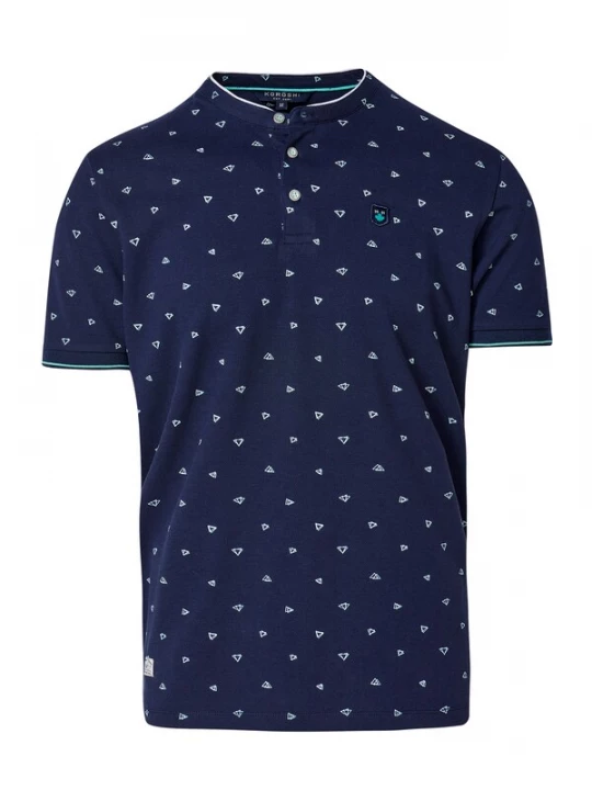 Foto van product KOROSHI Shirt navy / wit